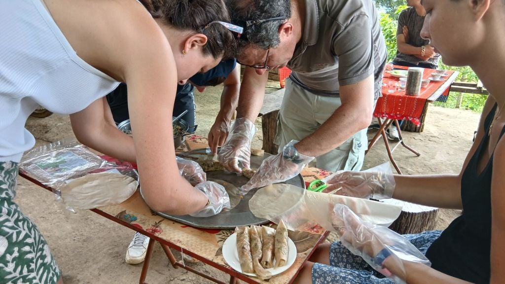Atelier cuisine avec une famille vietnamienne