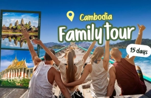 Cambodia family tour 15 days: Must-see places for families
