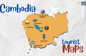 Cambodia tourist map: Explore best places for every traveler
