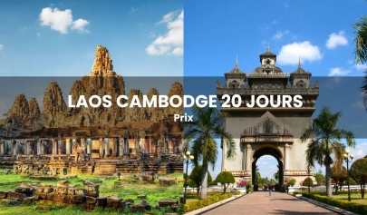 Quel prix pour un voyage Laos Cambodge 20 jours ?