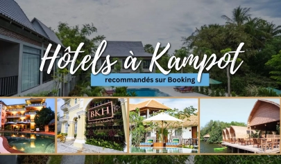 Top 7 hôtels à Kampot recommandés par les voyageurs sur Booking