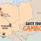 Carte touristique Cambodge pour planifier votre voyage