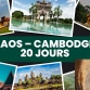 Itinéraire détaillé pour un voyage Laos Cambodge 20 jours