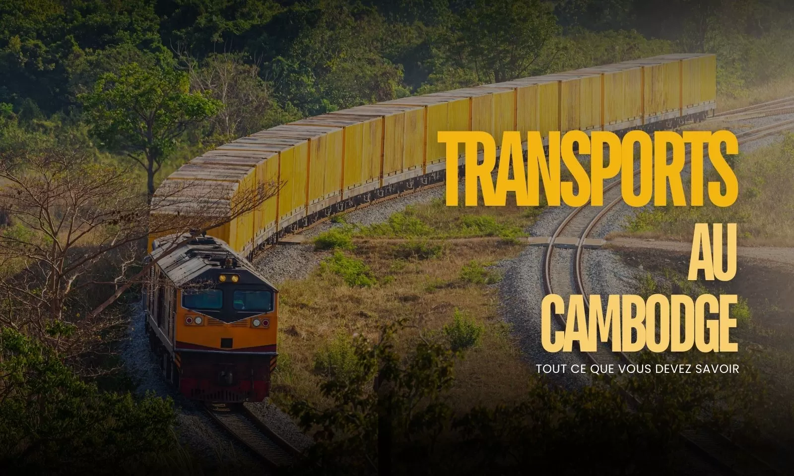 Transports au Cambodge : tout ce que vous devez savoir