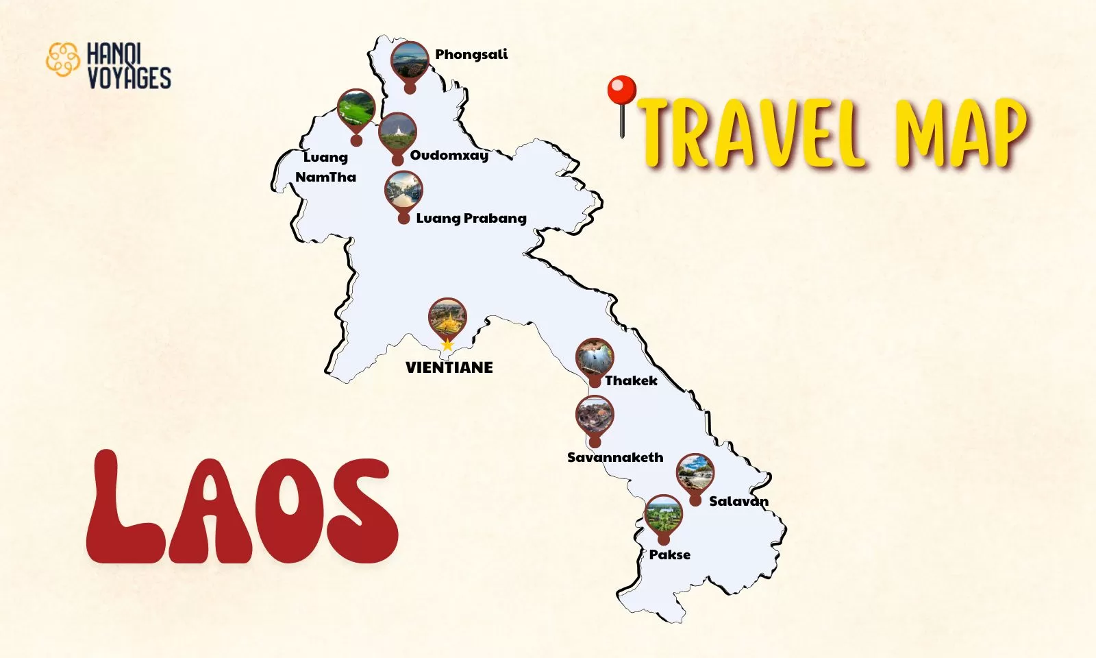 Laos travel map: Your ultimate guide to exploring the country