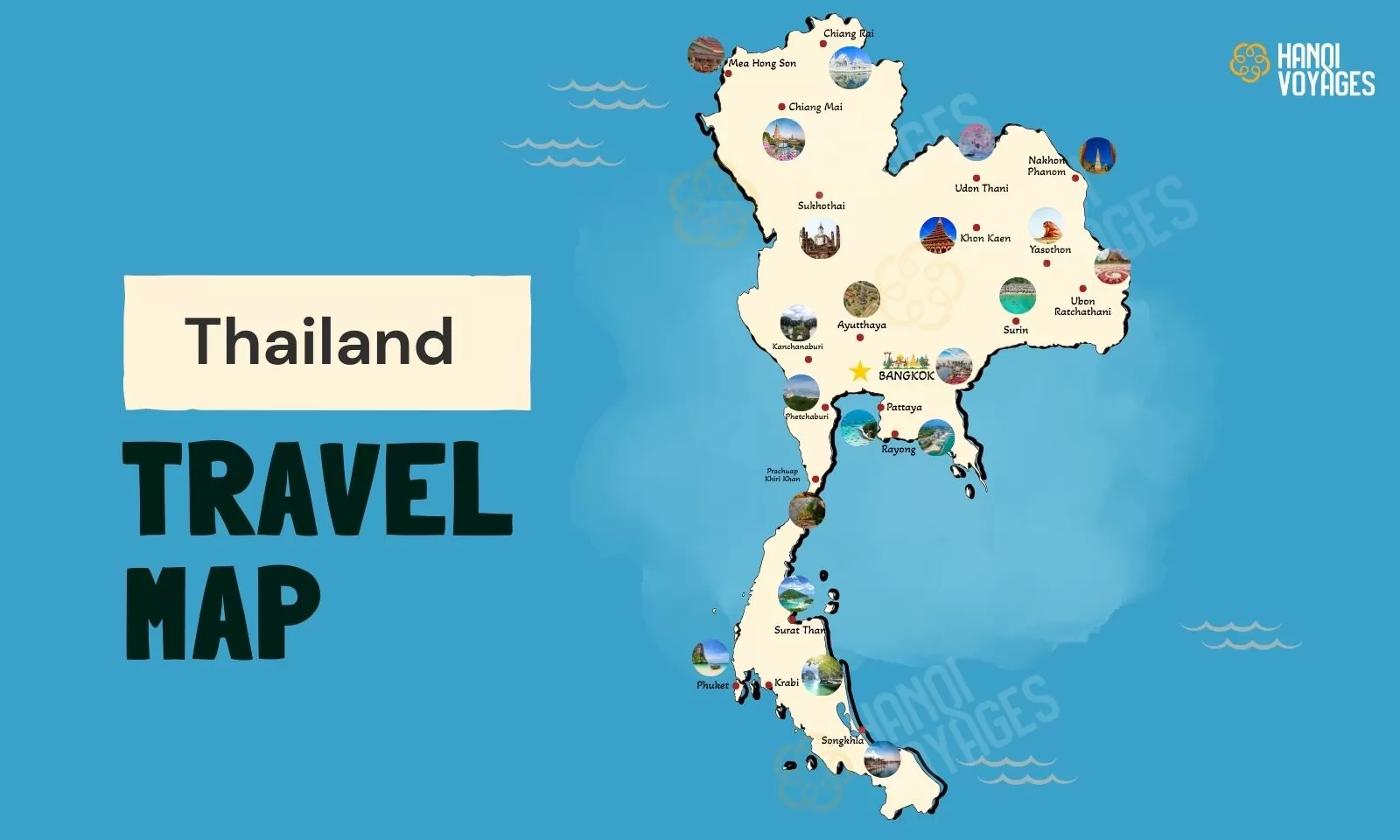 Thailand travel map: Must-visit places across the country