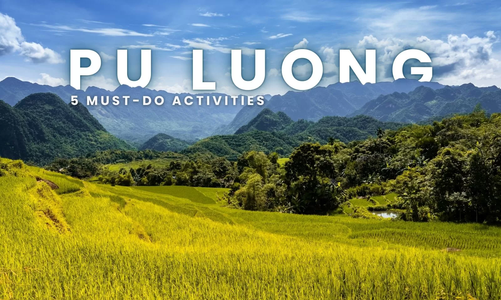 Visit Pu Luong nature reserve: 5 must-do activities