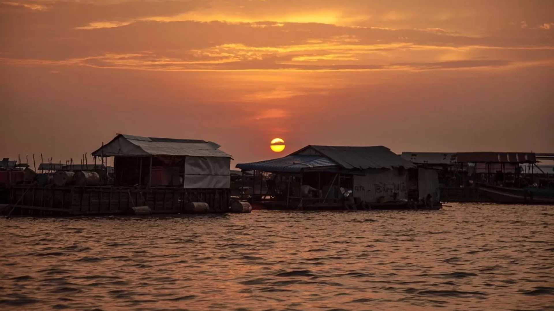 Village flottant de Chong Kneas