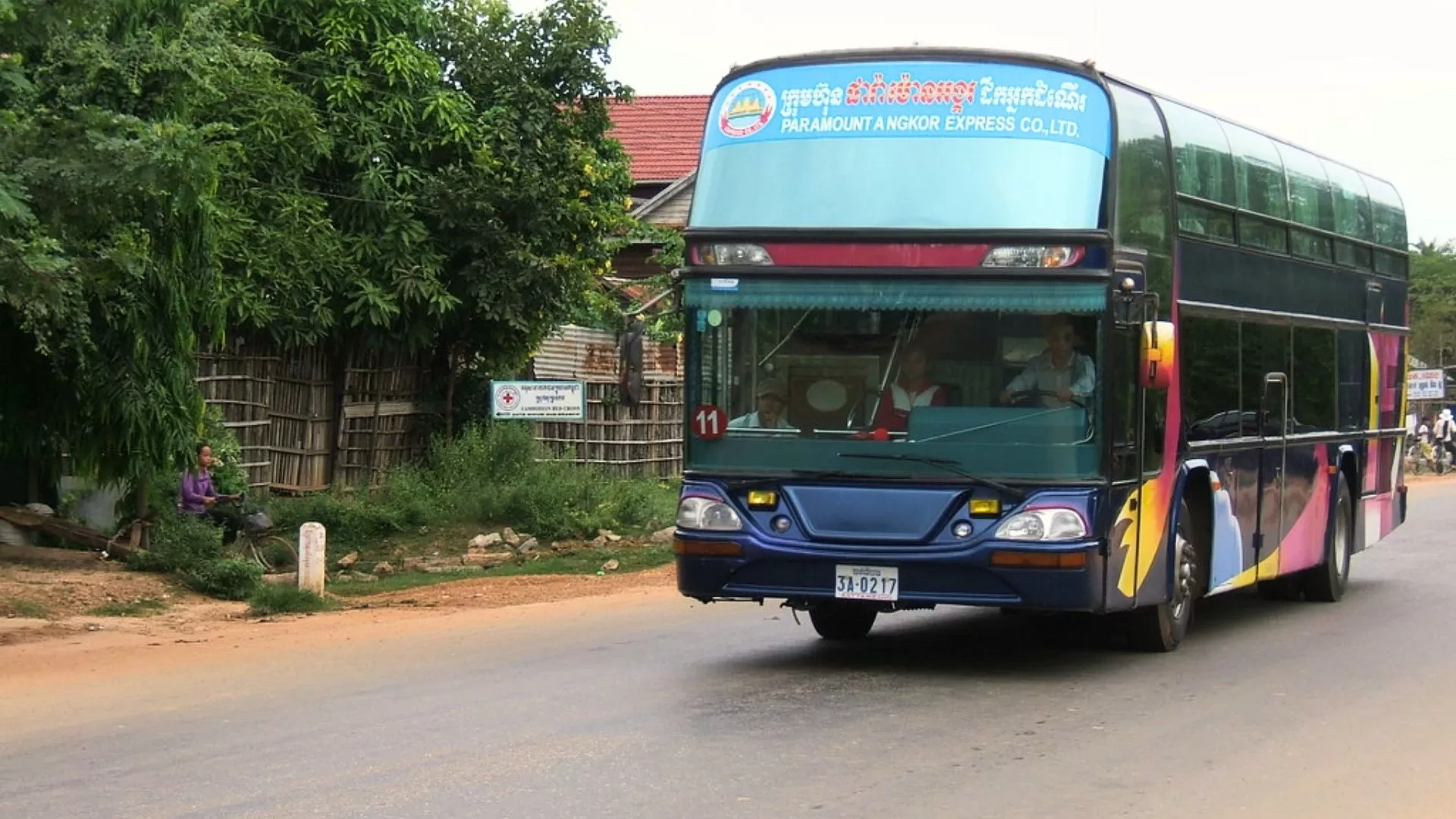 Bus interurbain de Siem Reap à Phnom Penh
