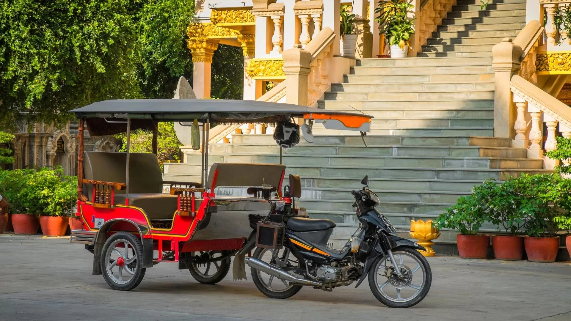 Remork - A unique transportation in Cambodia