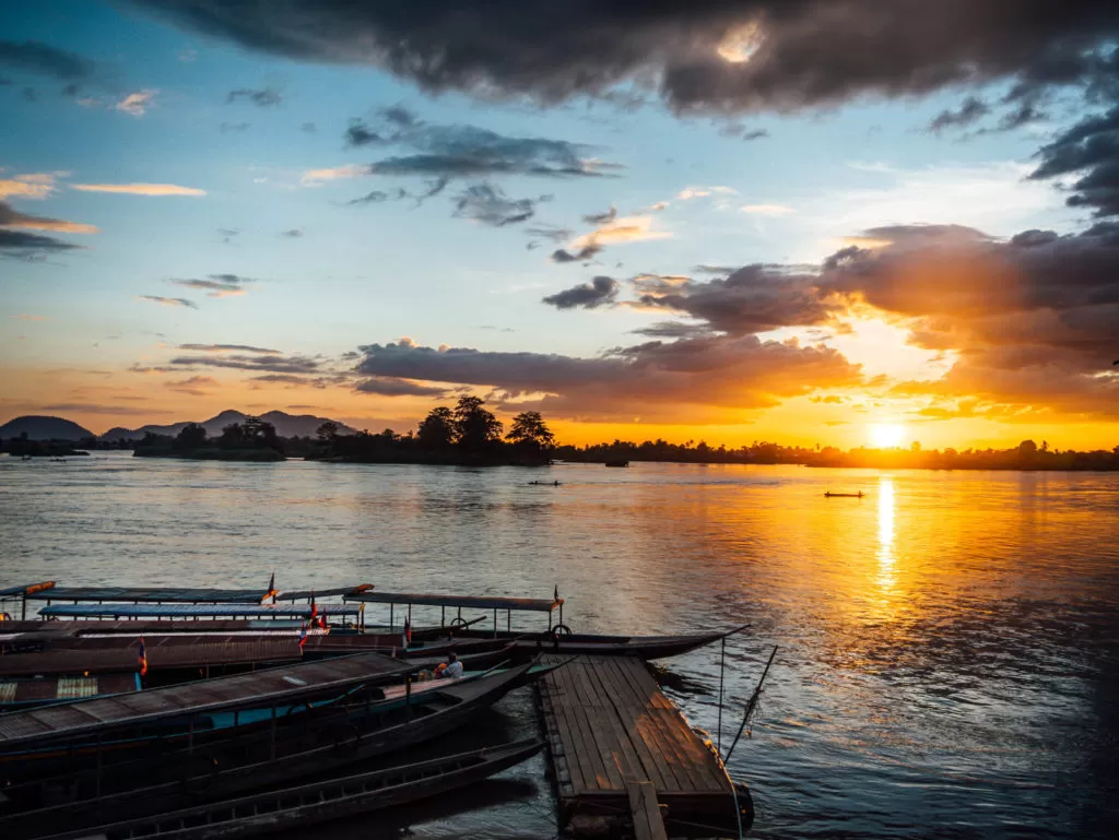 Le coucher du soleil 