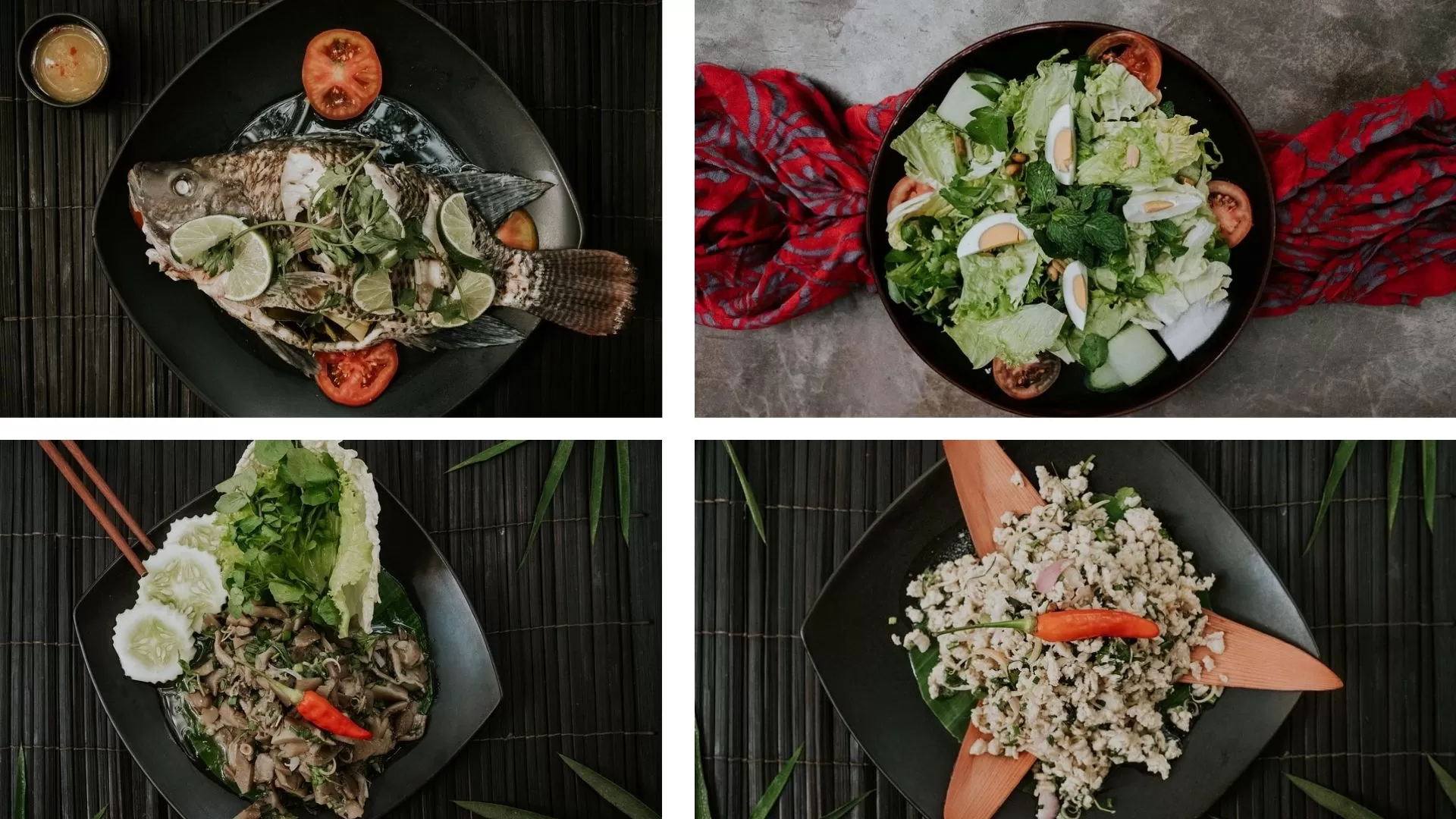 Les plats laotiennes à Dyen Sabai