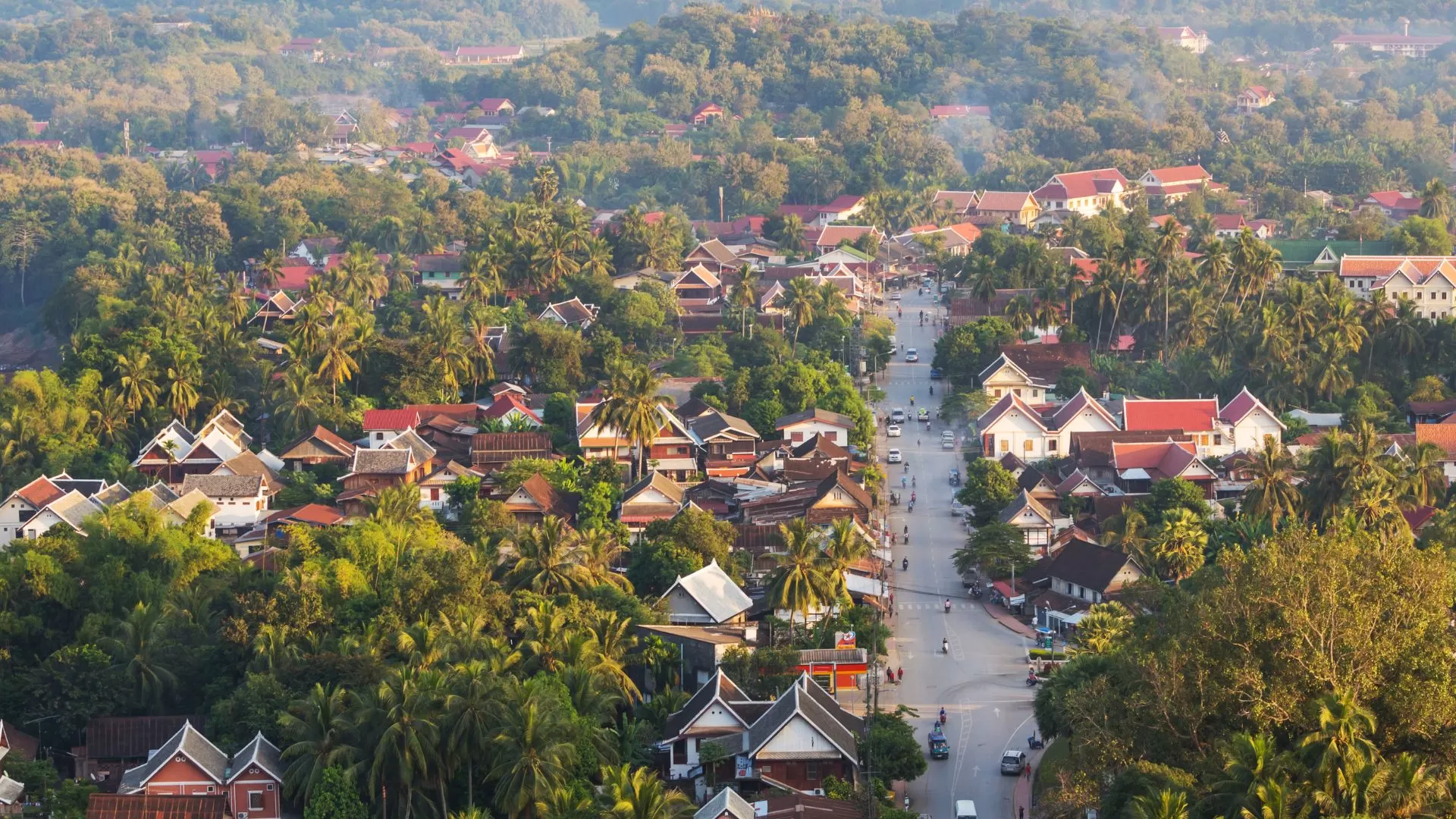 Le paysage à Luang Prabang