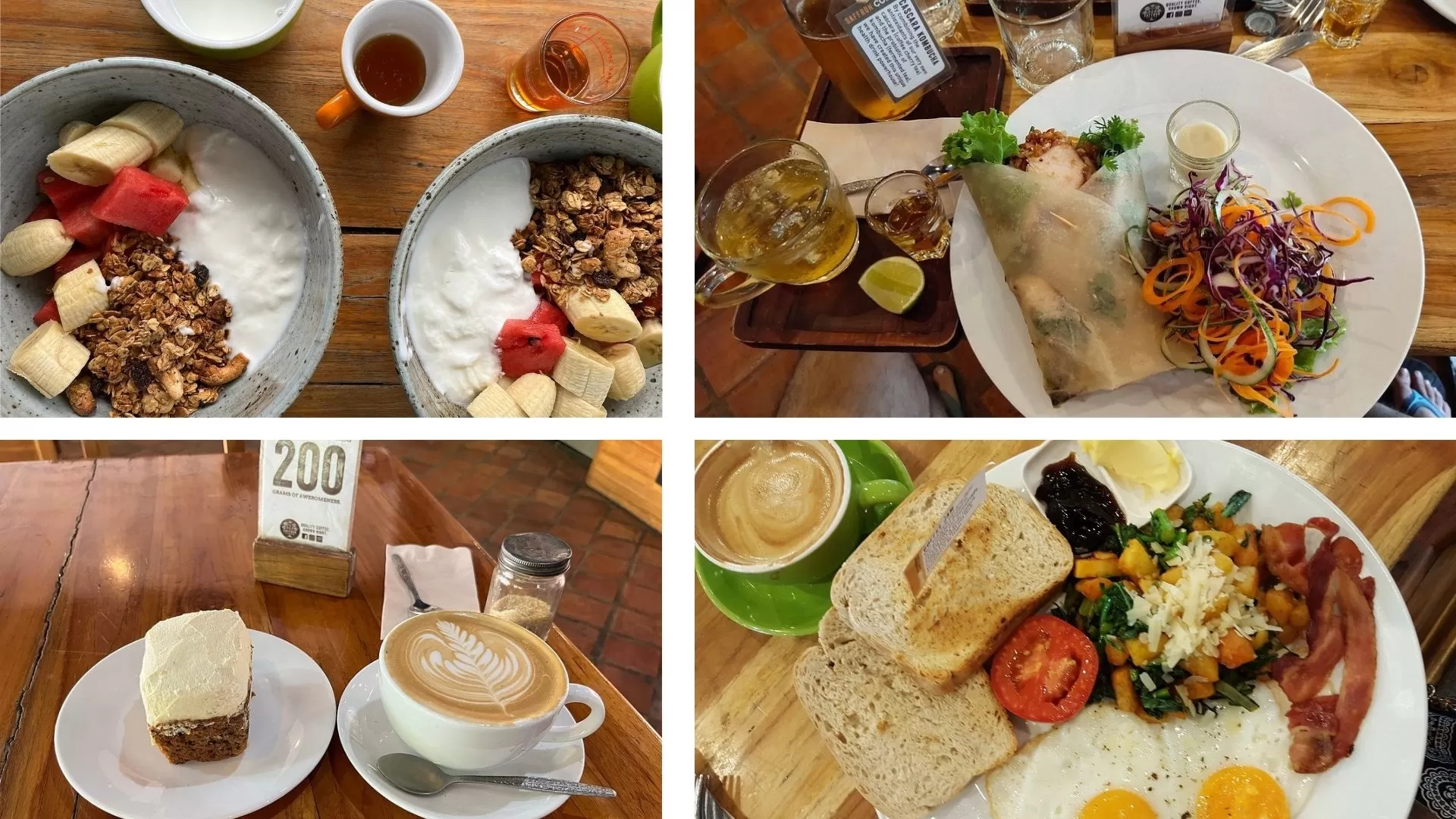 Les plats délicieux à Saffran Coffee