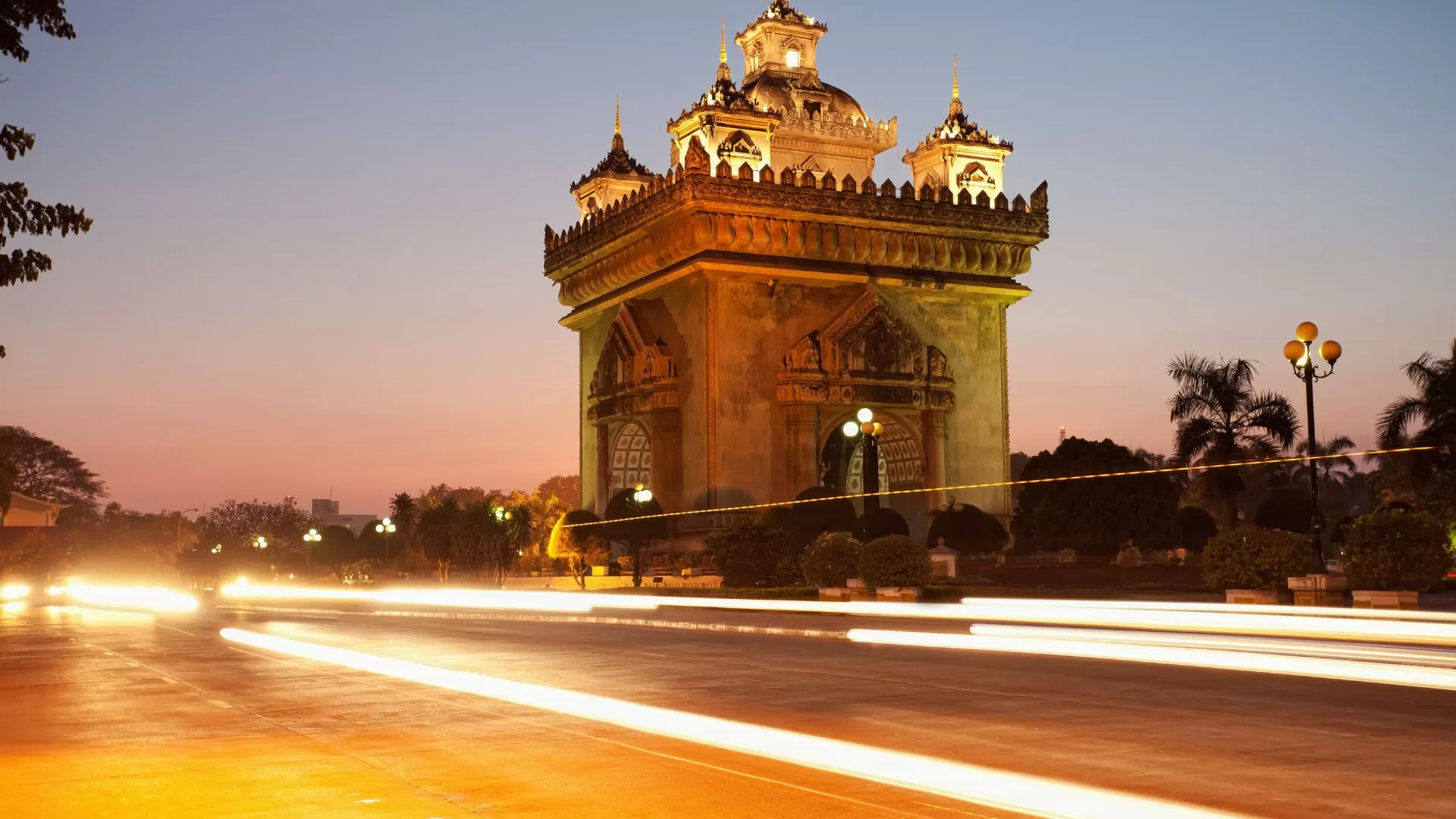 Patuxai à Vientiane