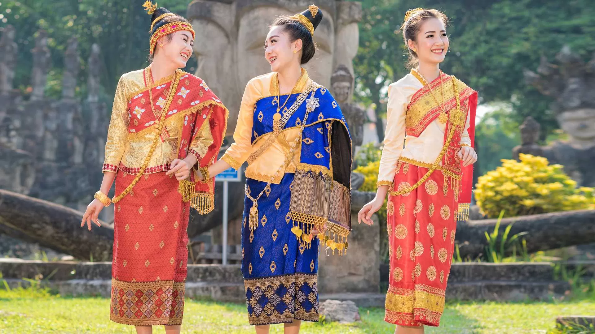 The Sinh-Traditional Laos costume for women