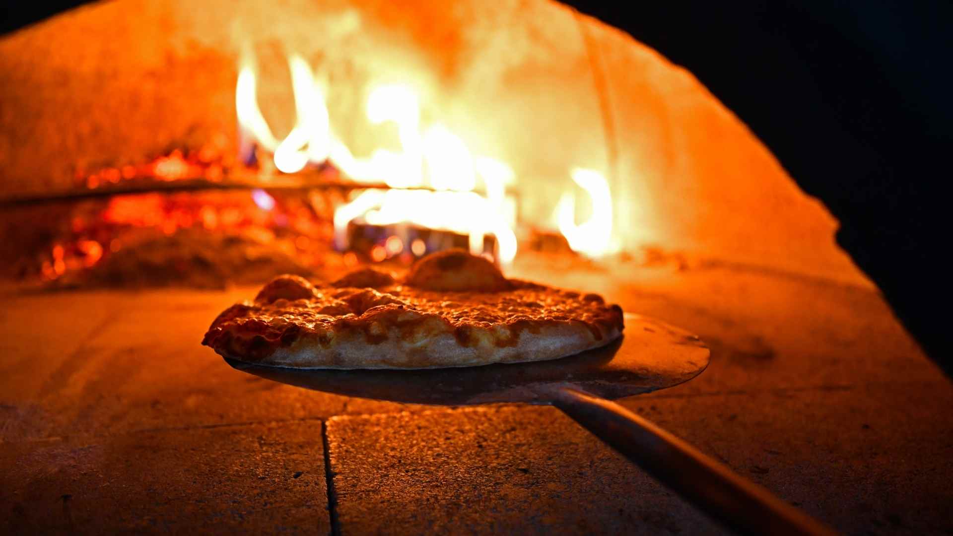 Wood fired pizza in Laos