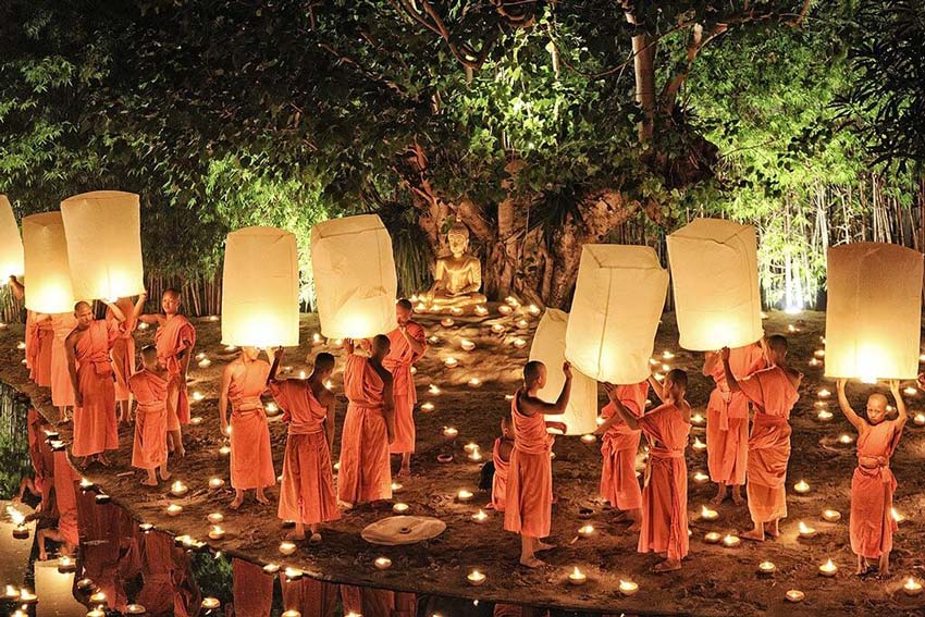 Chiang Mai : Fête des lanternes célestes de Yi Peng