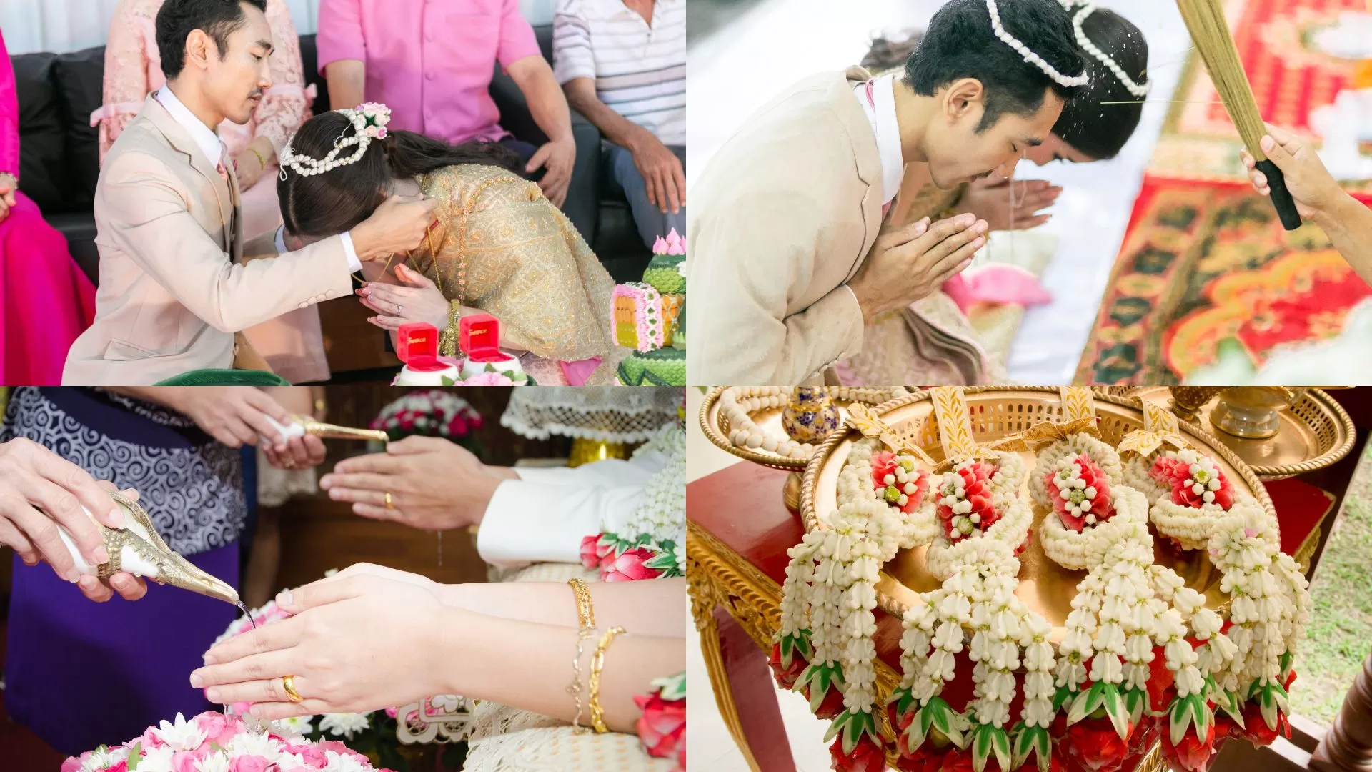 Mariage traditionnel des Thailandais