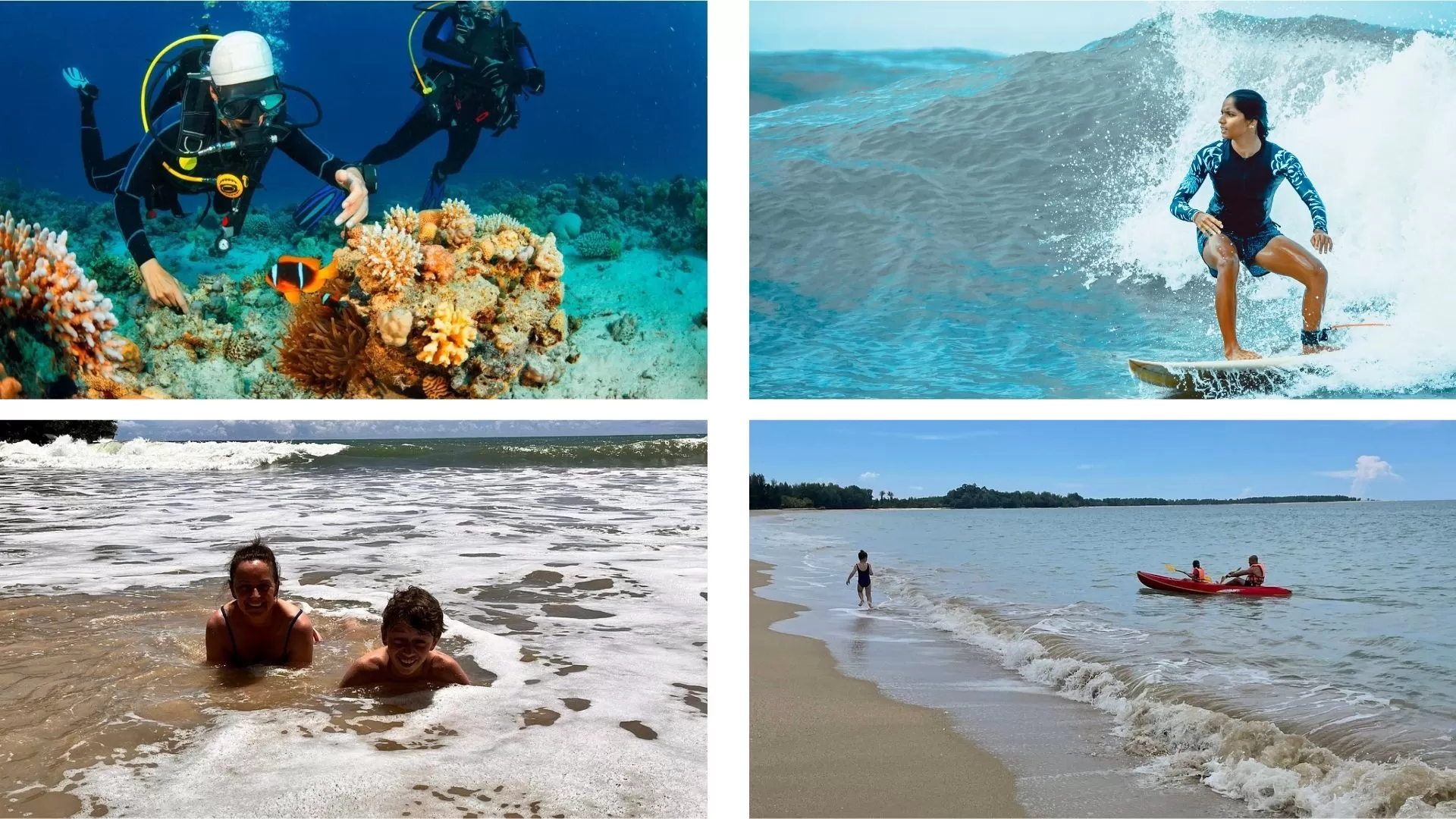 Activités sur le plage