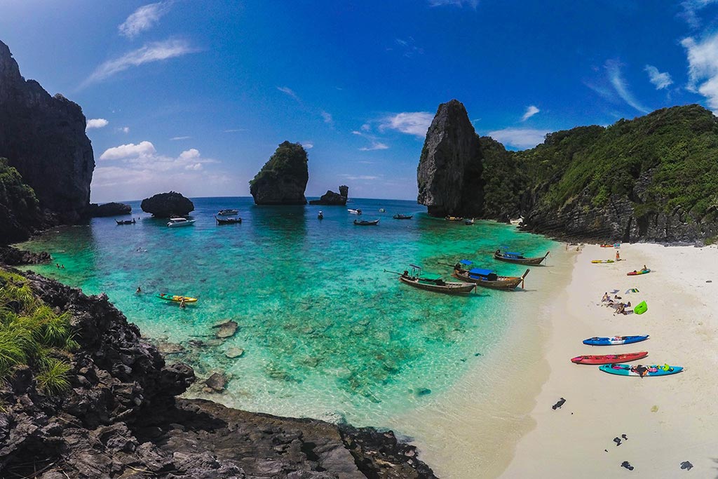 Les îles avec une visite de Koh Lanta