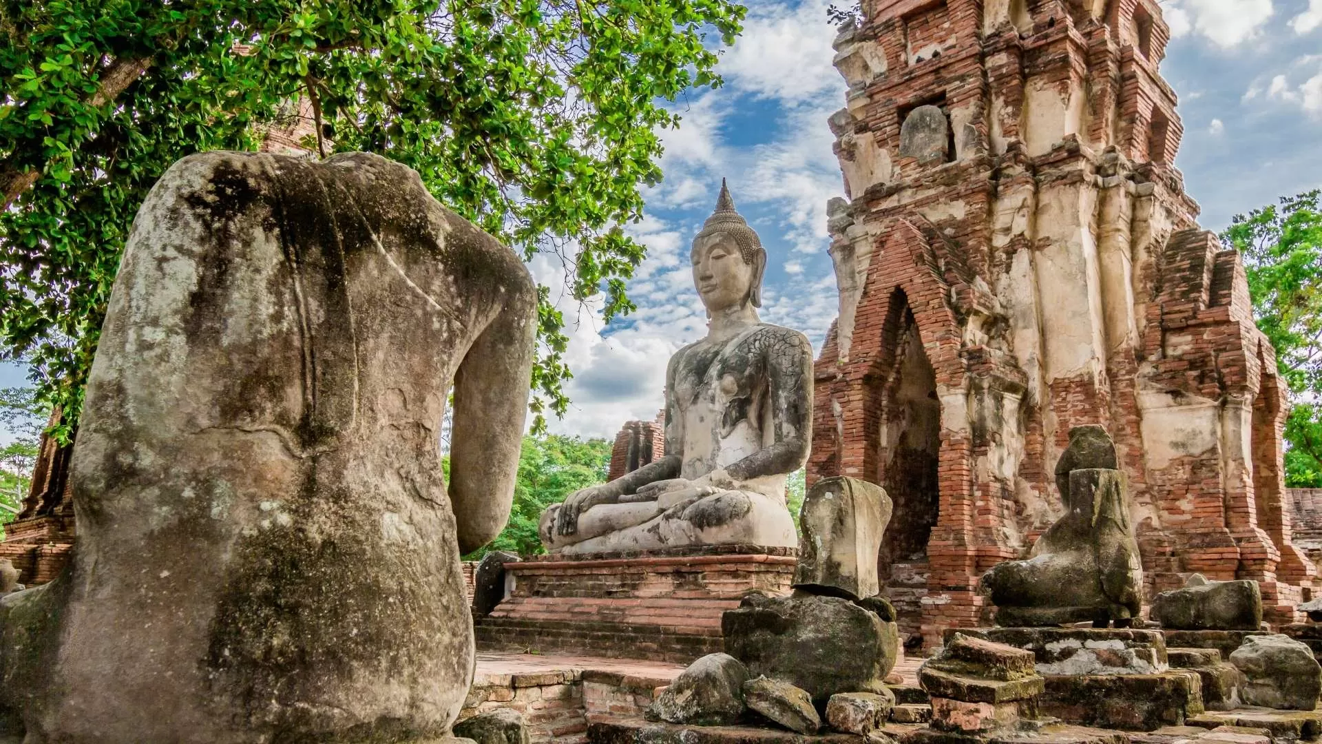 Wat Mahathat - One of the ancient temples in Ayutthaya