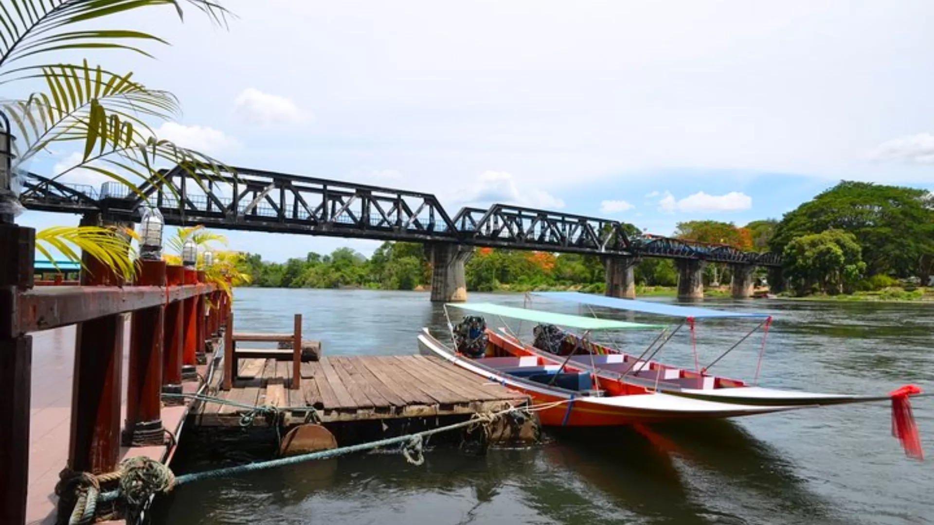Take a slow boat ride on the River Kwai