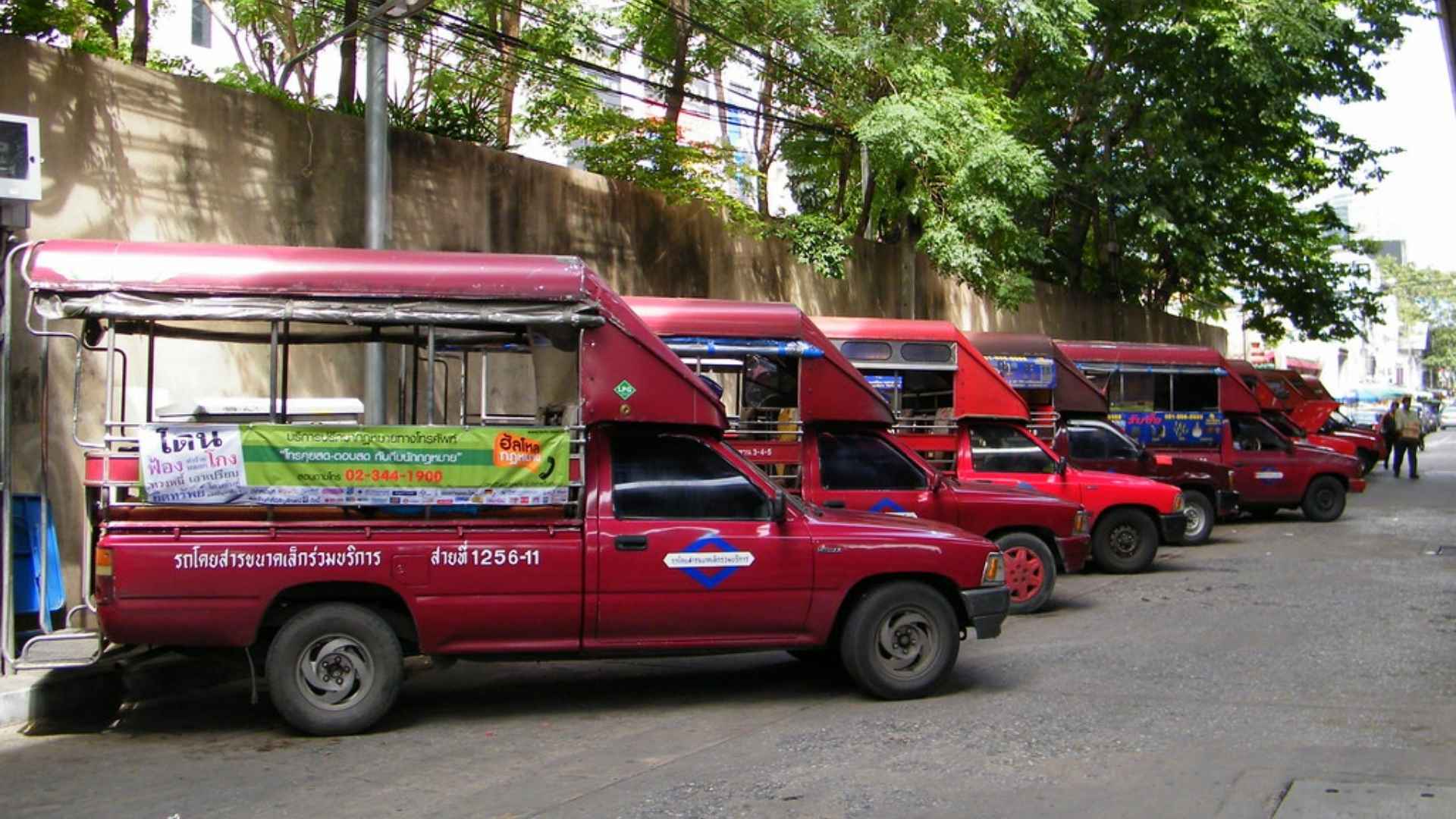 Songthaew - Common local transportation