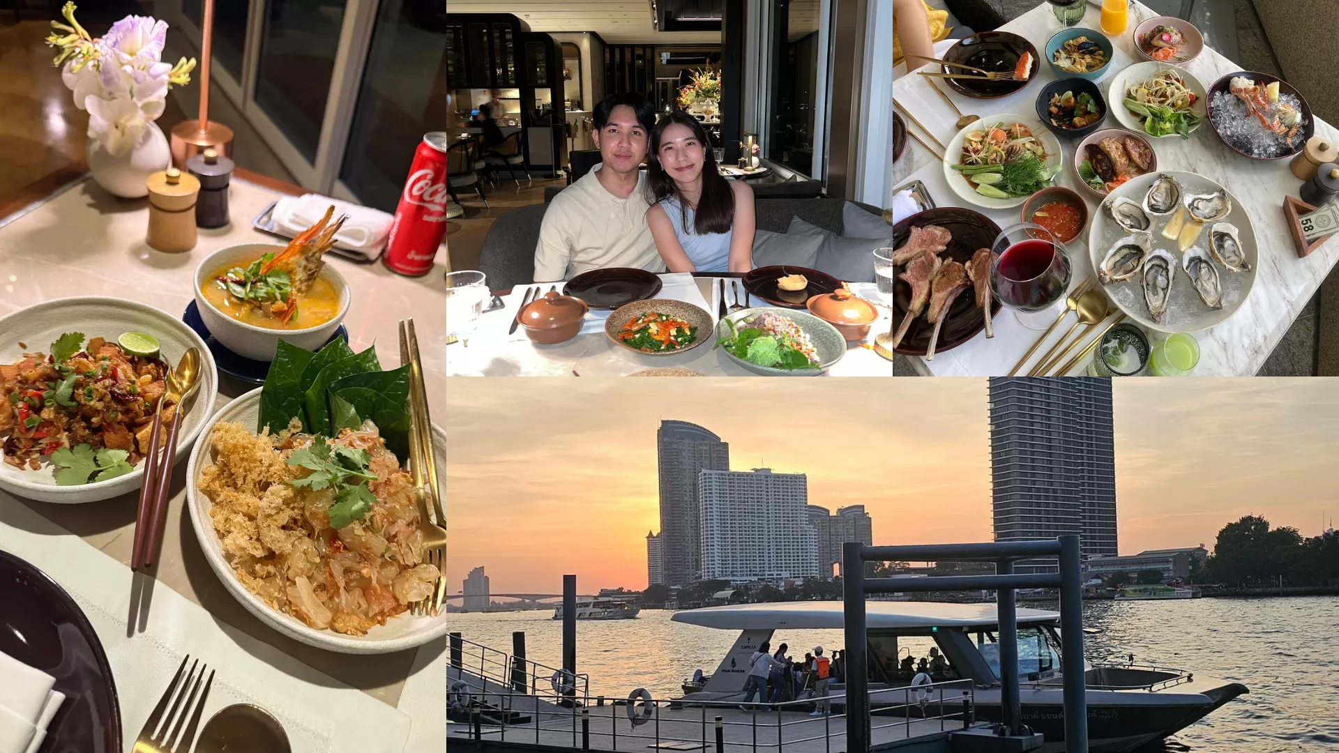 Repas aux chandelles