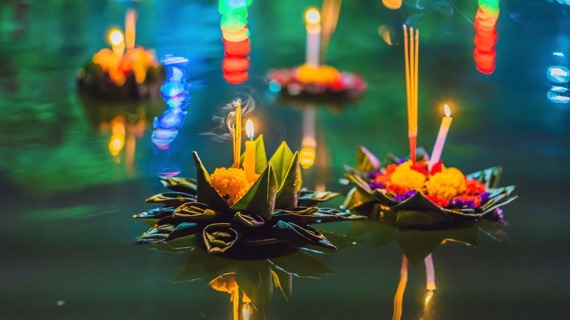 Loy Krathong festival in Thailand
