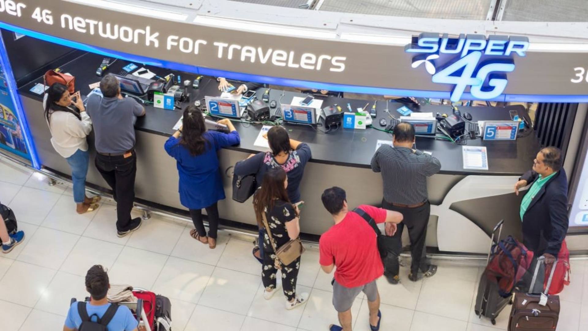 Buy SIM card at the airport