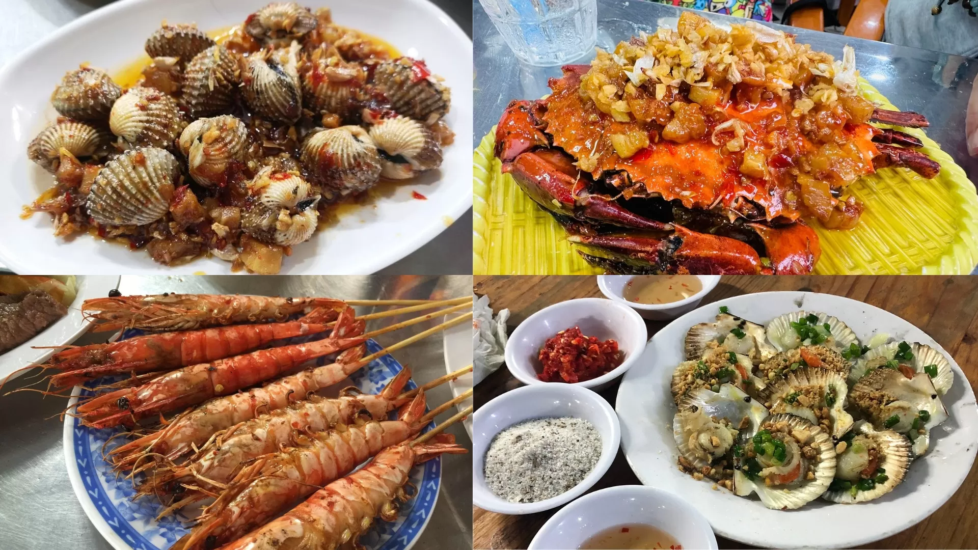 Des plats délicieux à Oc Dao