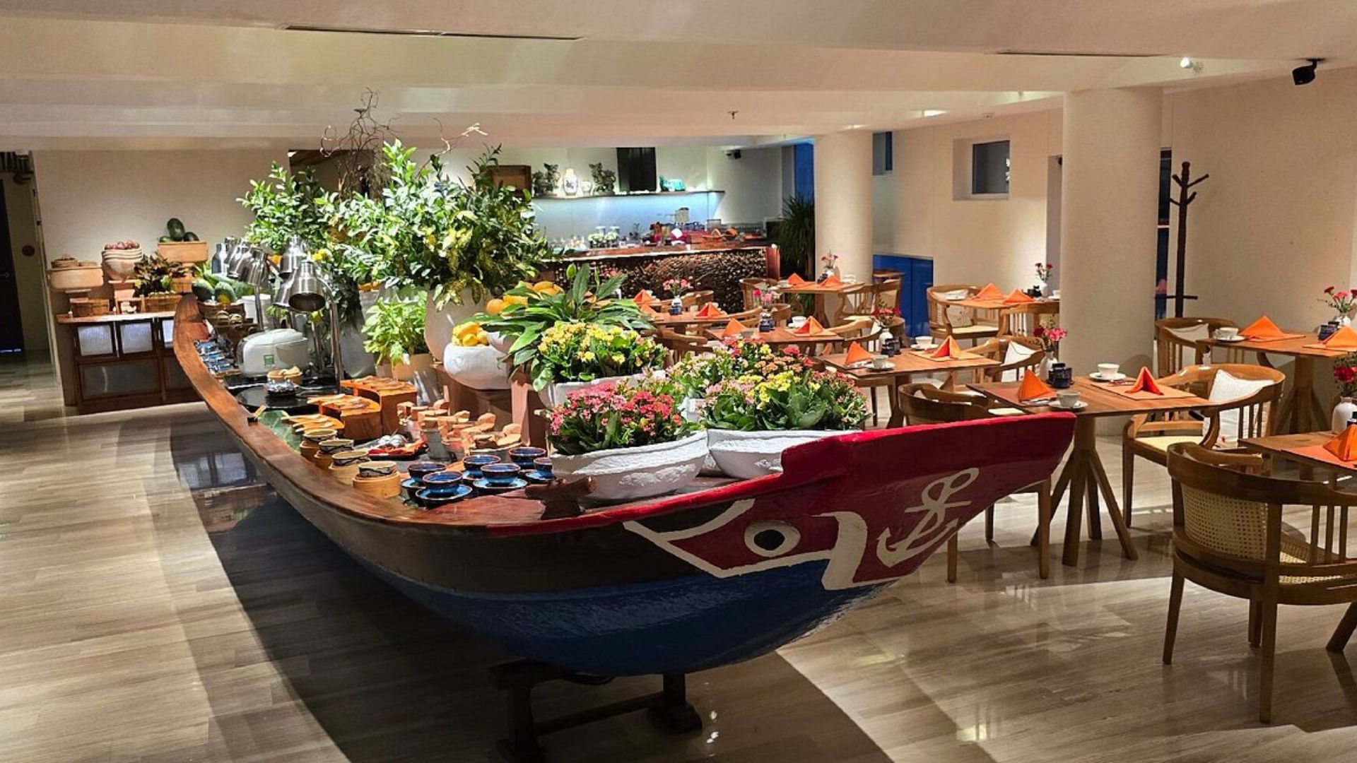 Restaurant dans The Myth Dong Khoi Hotel