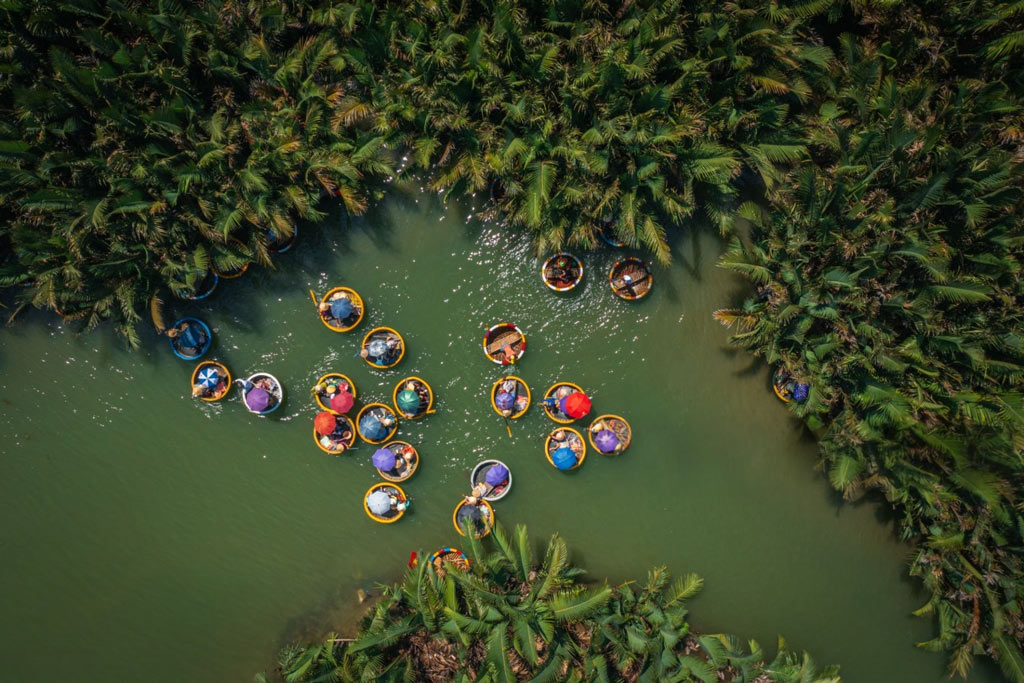 La forêt de cocotiers à Hoi An