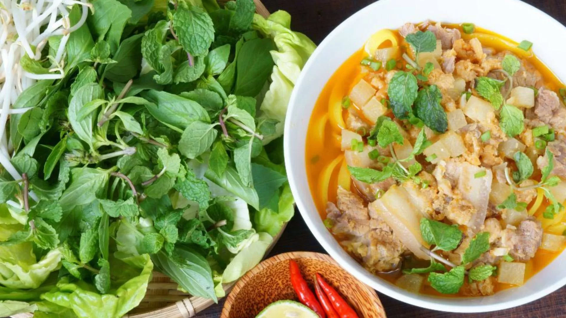 Nouilles Quang à Hoi An