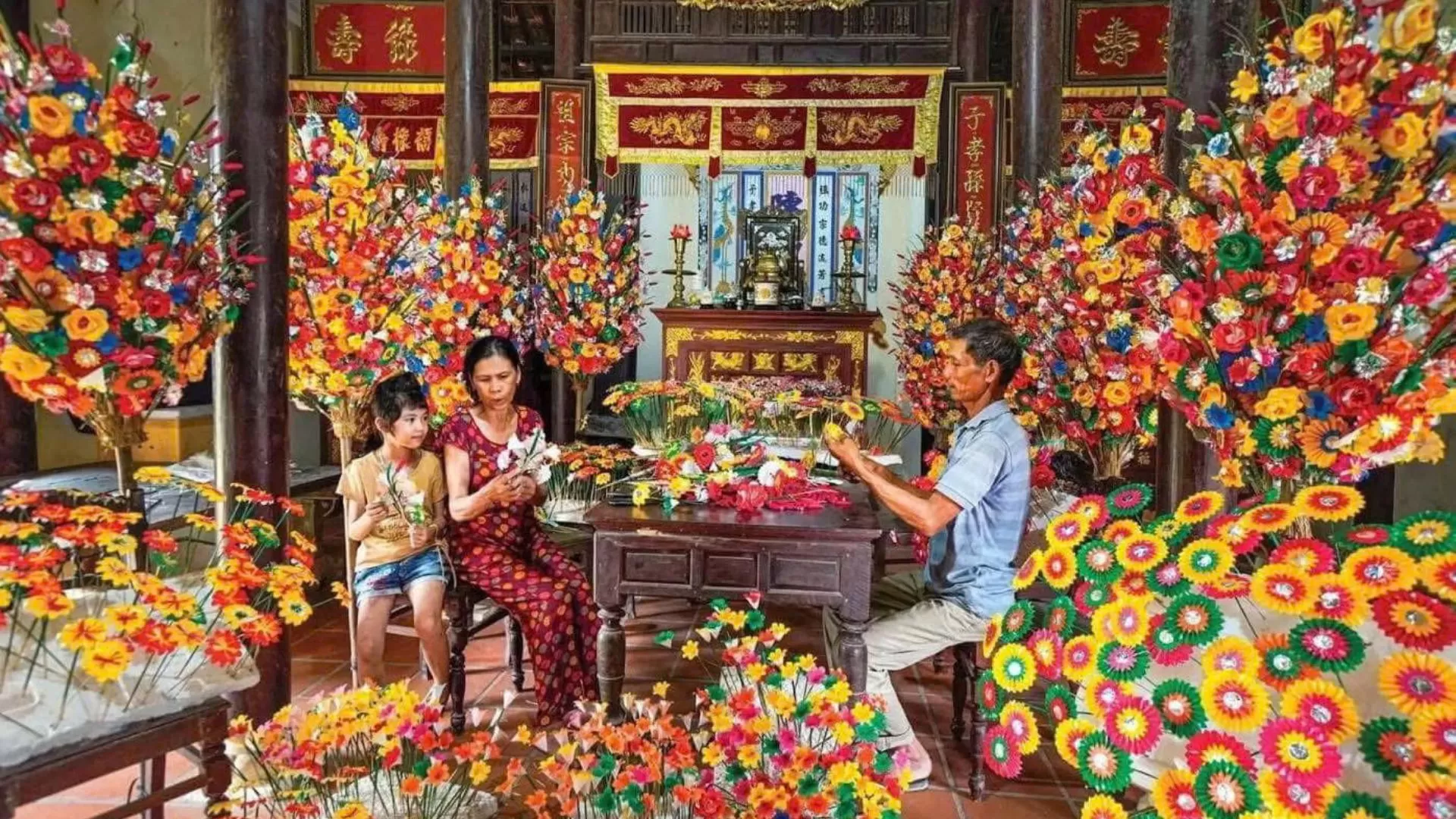 Souvenirs dans le village de Thanh Tien