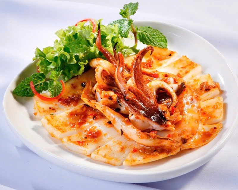 Grilled squid