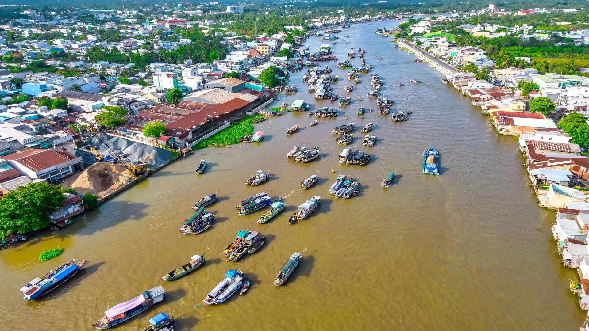 Marché flottant Cai Rang