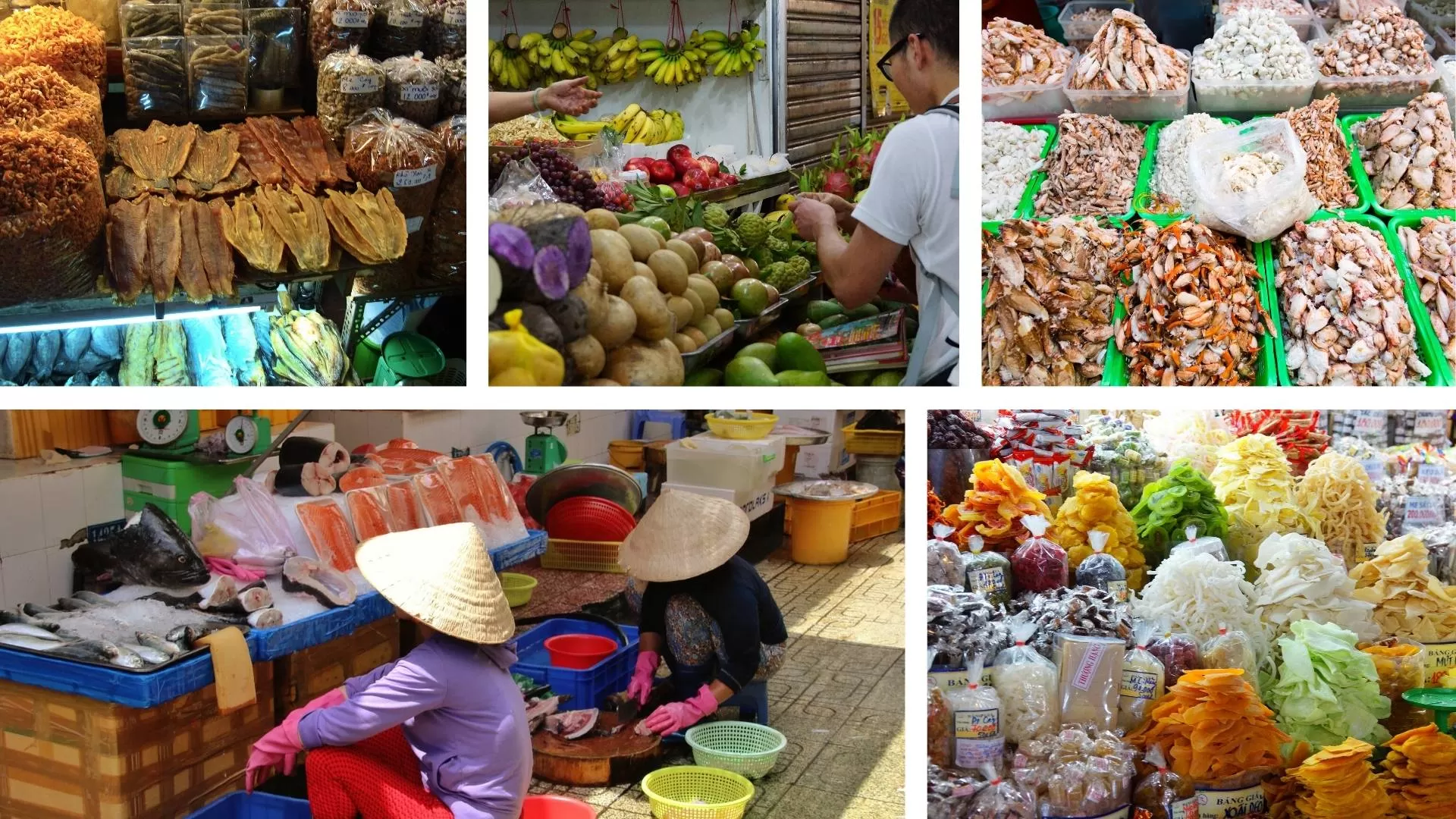 Popular items in Ben Thanh market