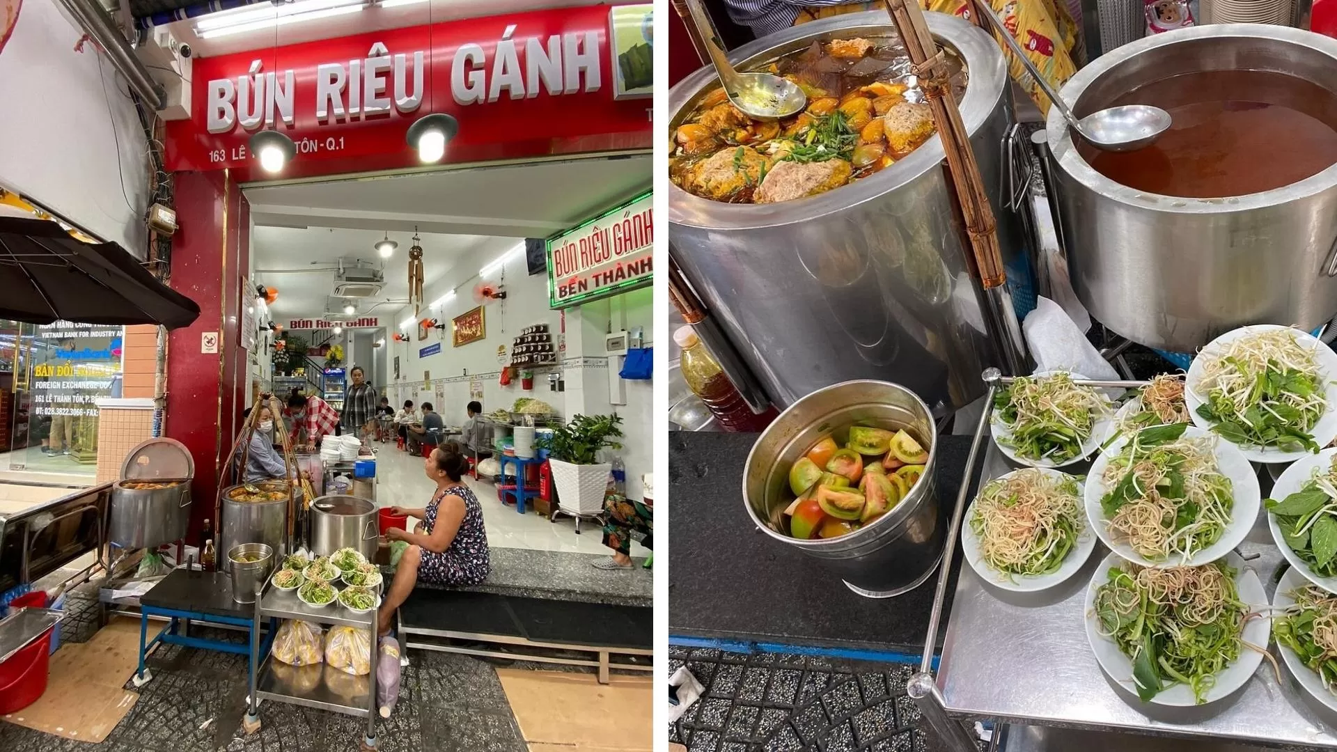 Bún riêu gánh Bà Liên