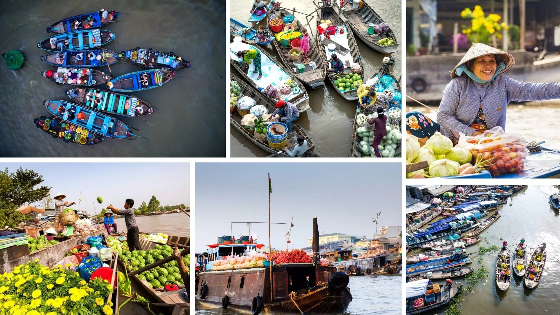 Cai Rang floating market