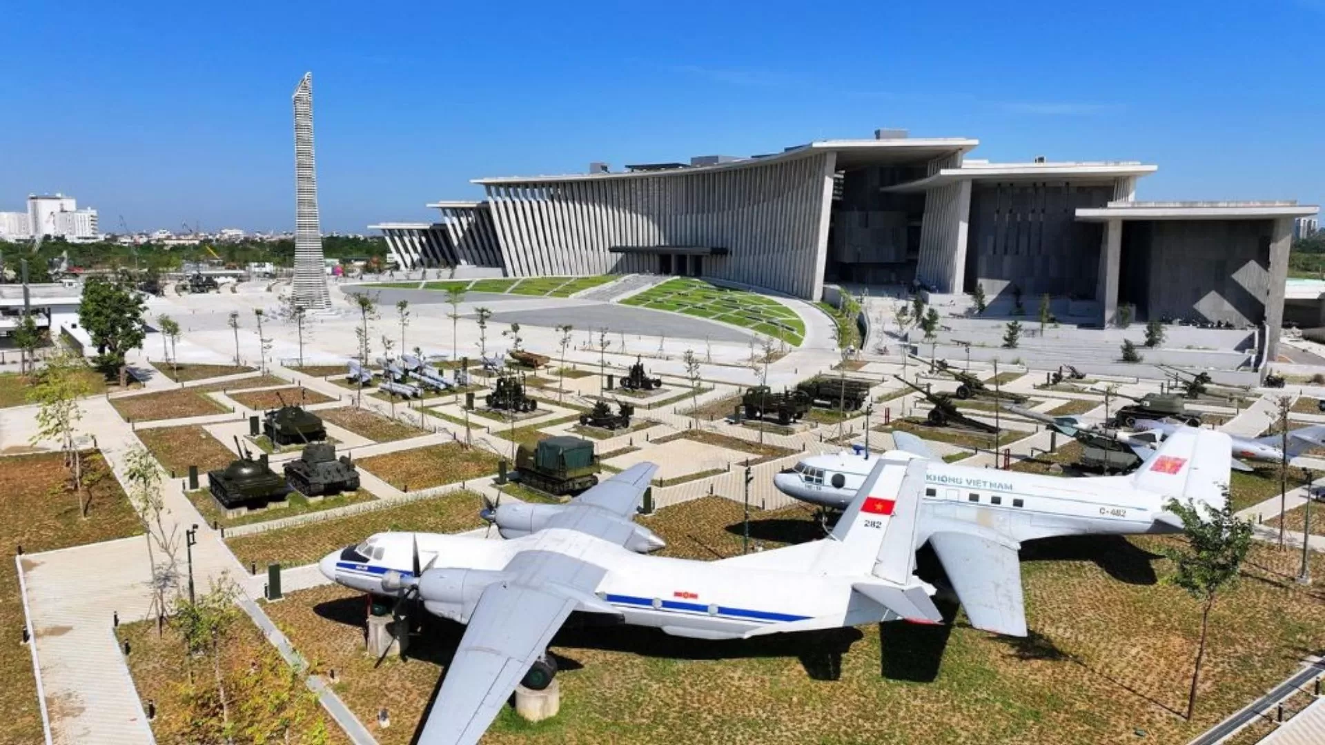 Space outside the museum