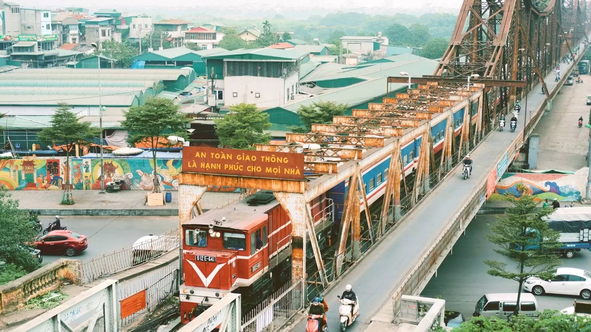 Le train au Vietnam