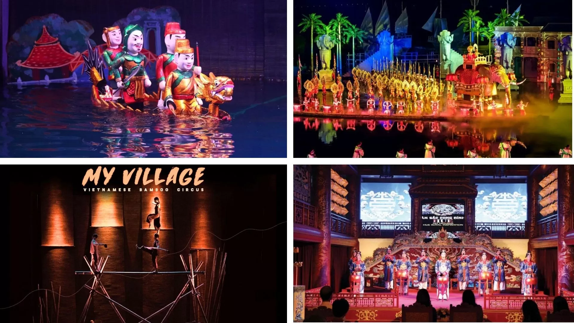 Explore some cultural shows in the evening for Vietnam holiday packages