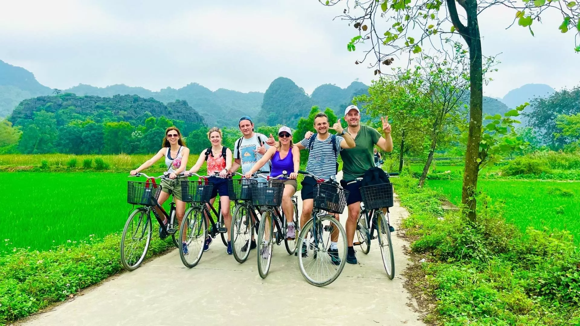 Hanoi Voyage' costumers feedback about biking in Ninh Binh