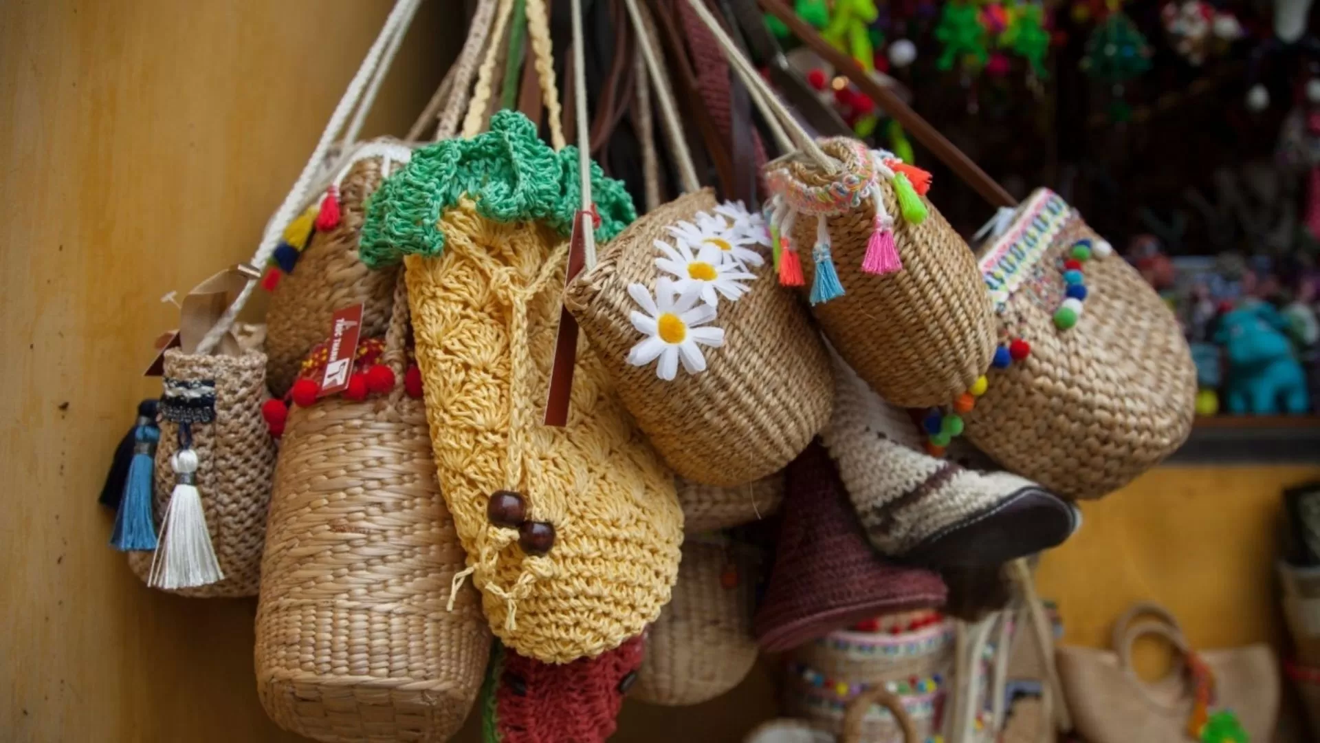Vietnamese handwoven bags