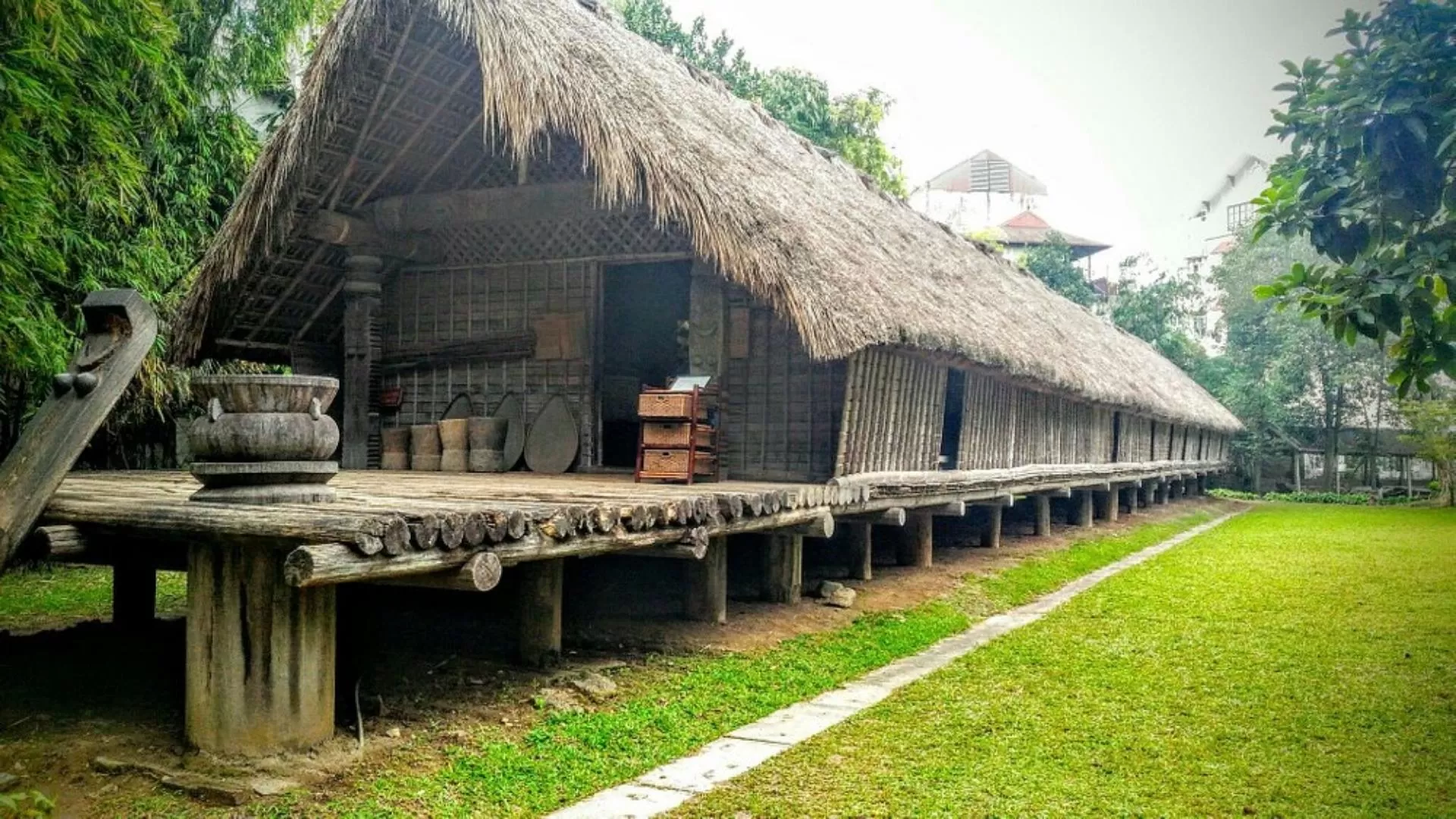 Stilt houses of the Tay and Thai people