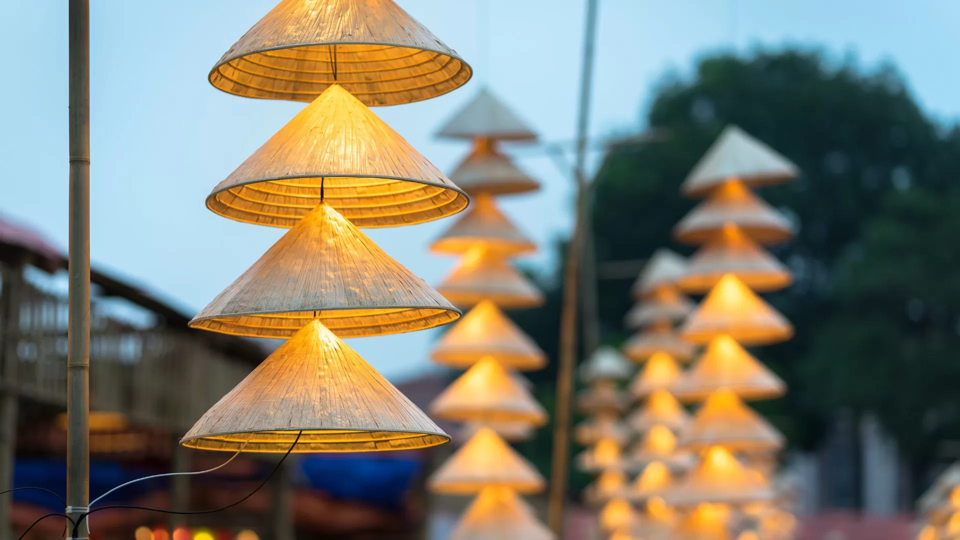 Le chapeau conique traditionnel de la ville de Hué
