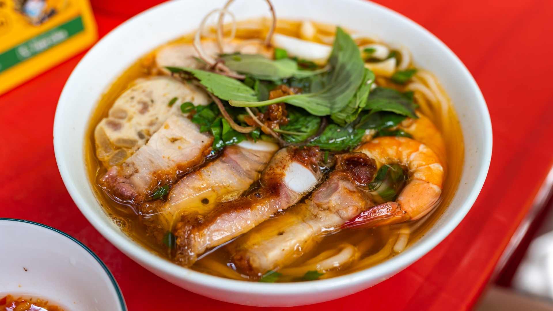 A delicious bowl of fish vermicelli