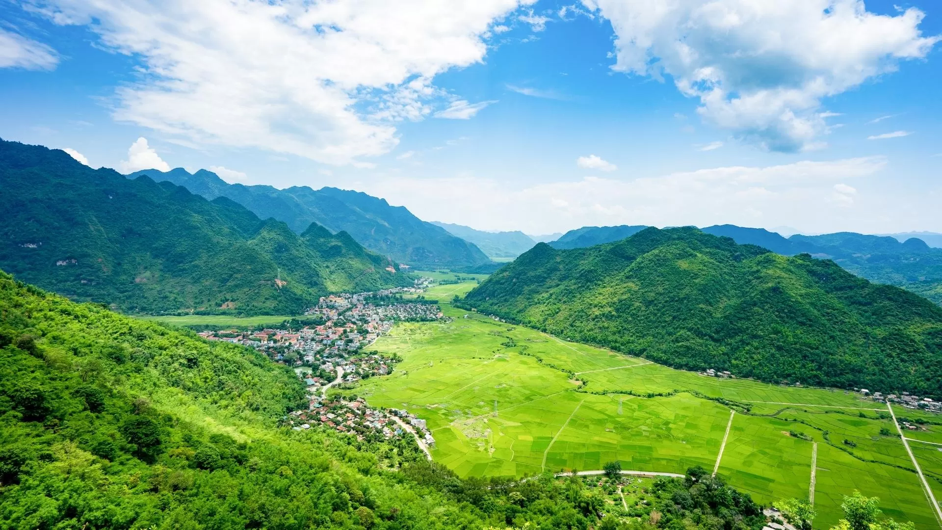 The peaceful atmosphere in Mai Chau